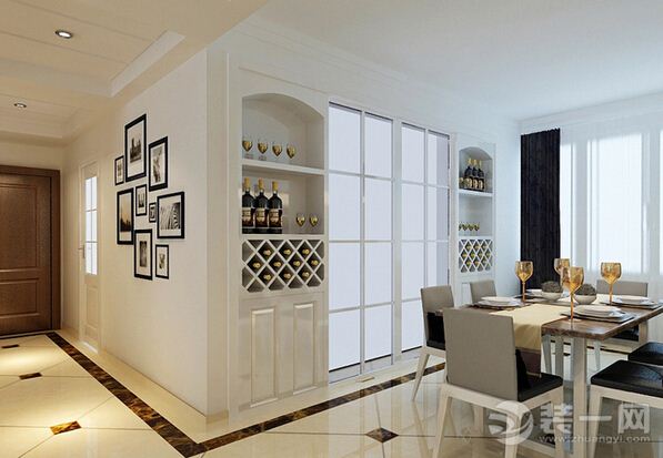 湛江装修网小编分享的现代简约酒柜效果图来展示出酒柜不俗的美感与